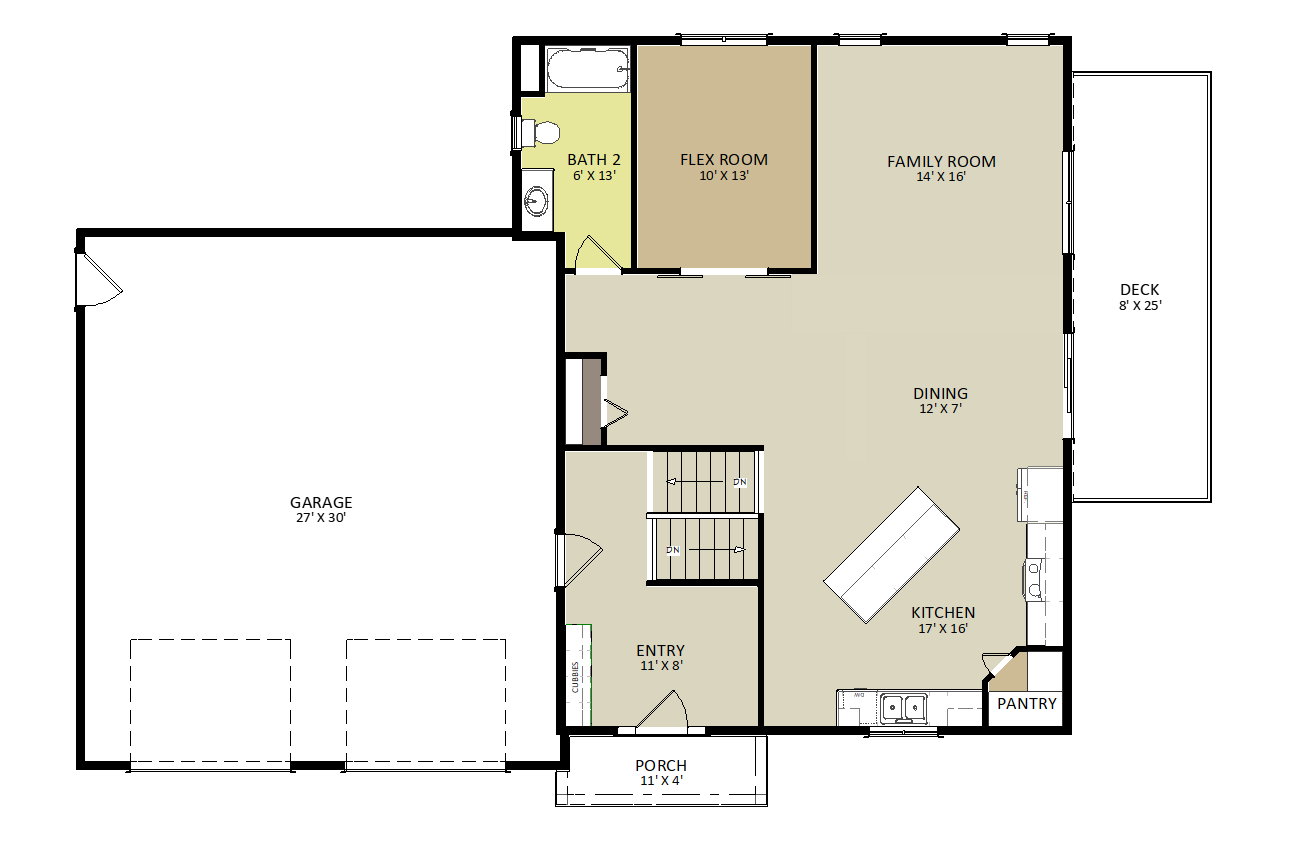 Cyrus First Floor Floor Plan